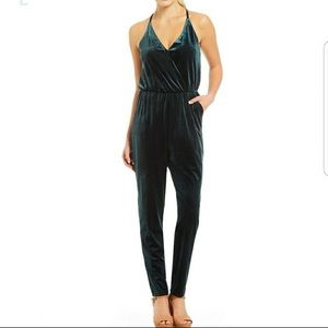 Gianni Bini Velvet Jumpsuit